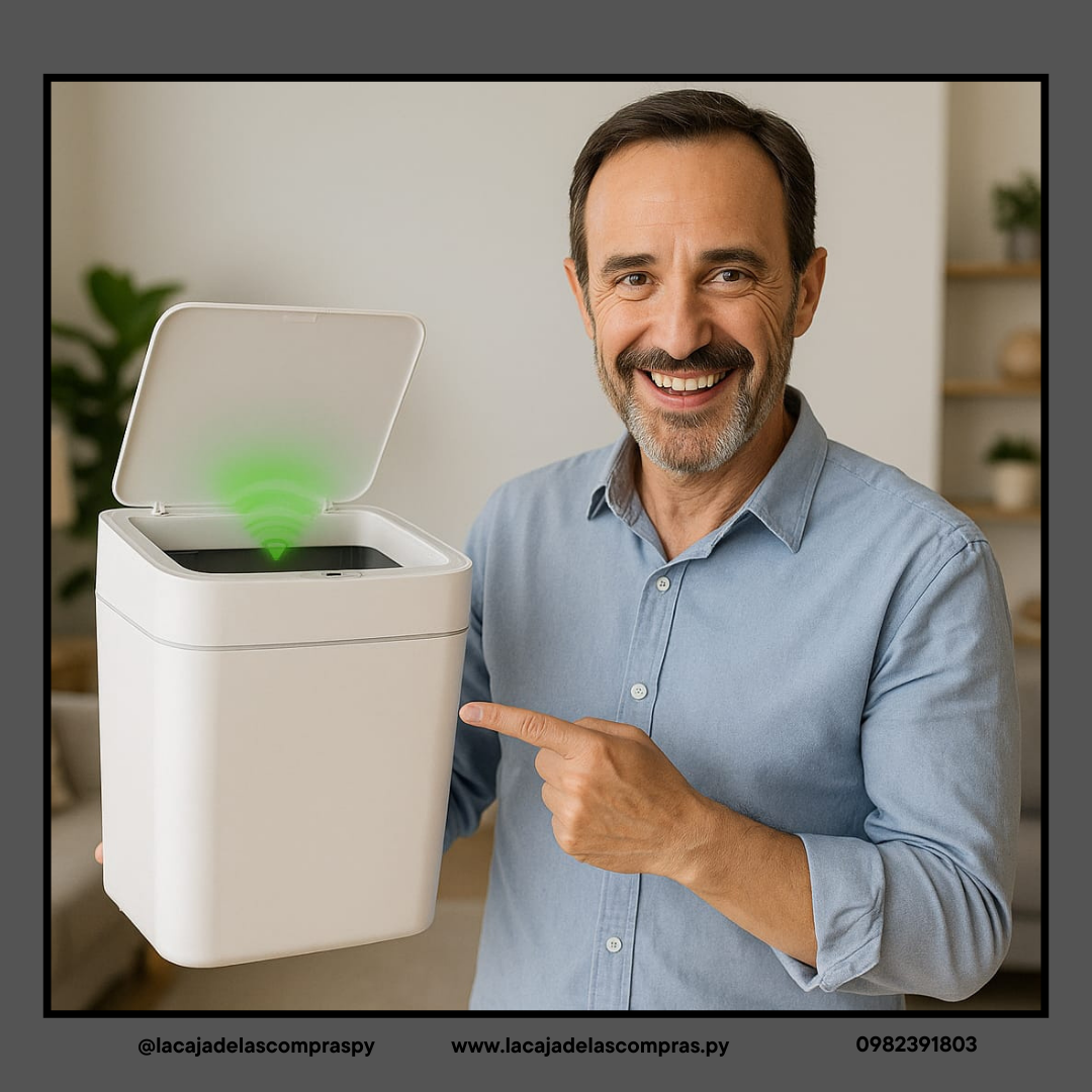 BASURERO INTELIGENTE CON SENSOR (GRANDE)